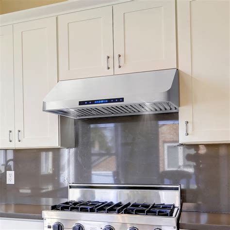 stainless steel under cabinet hood